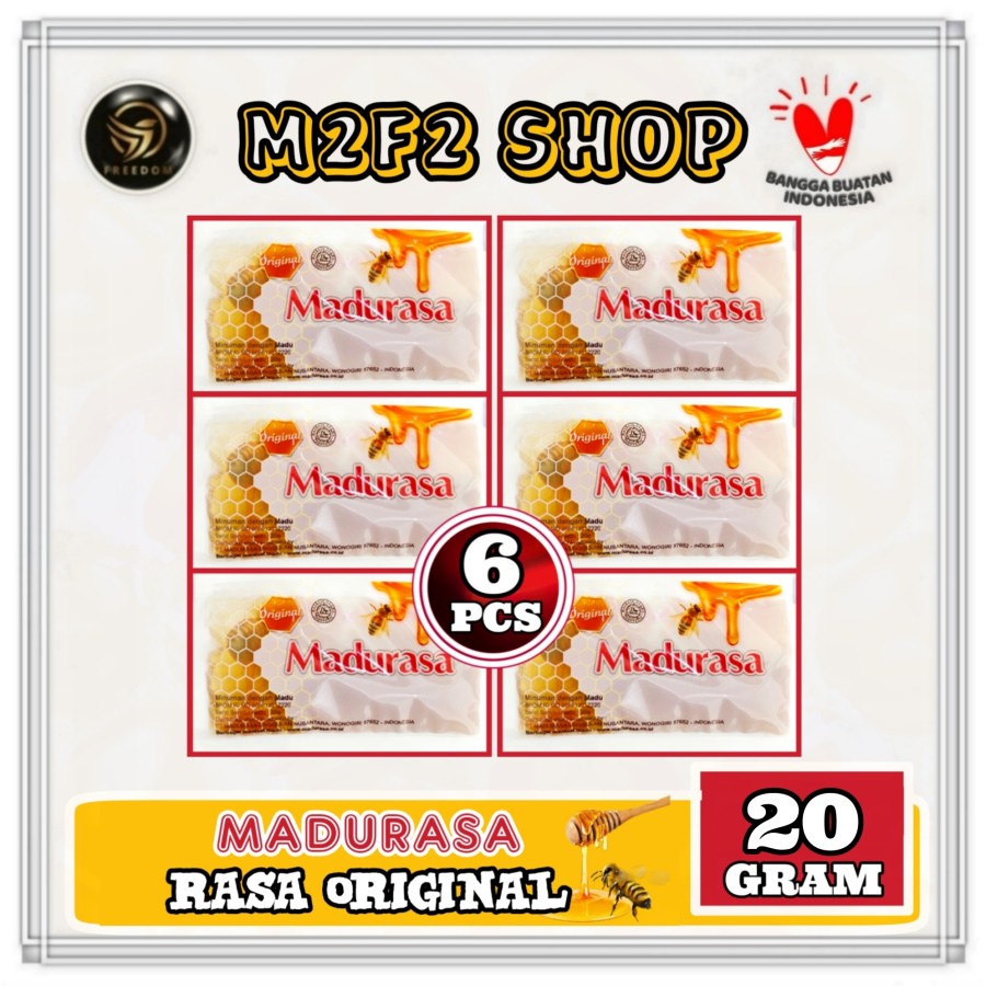 

Madurasa Minuman Madu Asli Rasa Original Sachet - 20 gr (Kemasan 6 Pcs)