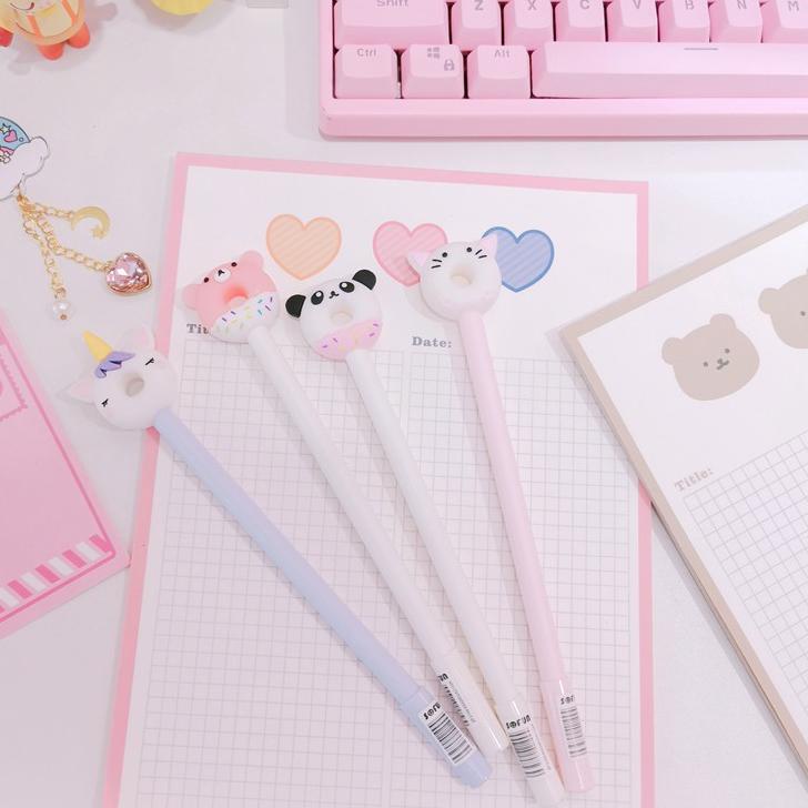 

Get Sale 1 LUSIN PULPEN GEL MOTIF KARAKTER DONUT LUCU IMUT / BOLPEN GEL KARAKTER FS PP46