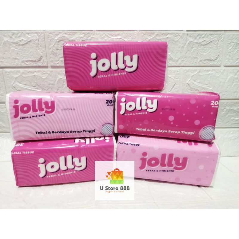 Tissue Jolly facial 200 sheet  Tisu wajah murah  Tissu Jolly facial murah