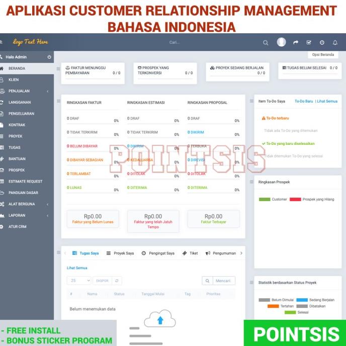 Source Code Aplikasi Crm Php Code Igniter - Perfex Crm