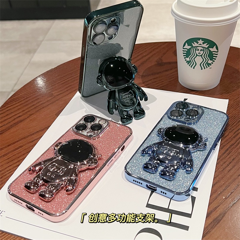 Soft case Pelindung Lensa Kamera shockproof Warna Ungu Untuk iphone 12 13 11 pro max