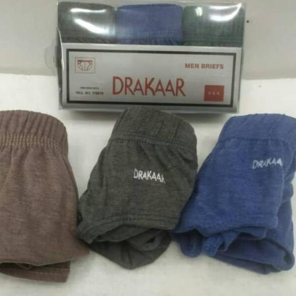 Promo Max--CELANA DALAM PRIA DRAKAR MIKA ISI 3 PCS WARNA TUA/SEMPAK MURAH/SEMPAK PRIA BAGUS MURAH/
