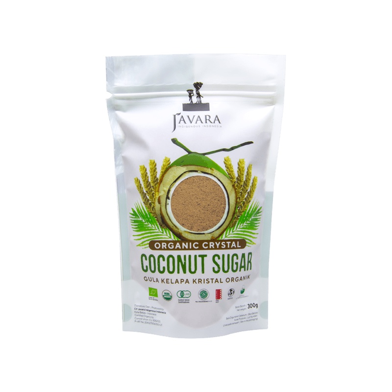 

gula kelapa organic coconut sugar javara pouch 300