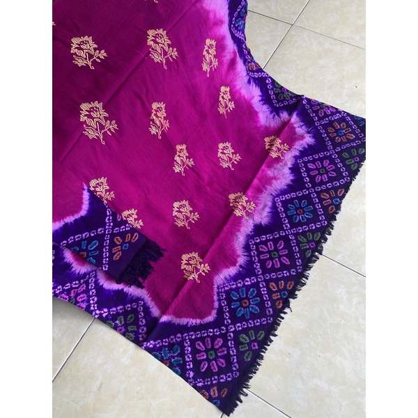 Sutra Jumputan Tabur Bordir Singaraja