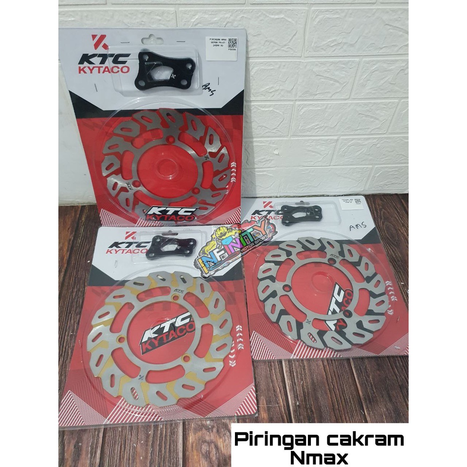 PIRINGAN CAKRAM DEPAN KTC KYTACO NMAX AEROX 155 OLD NEW 245MM DISC KTC ORIGINAL NMAX NEW 2015 2016 2