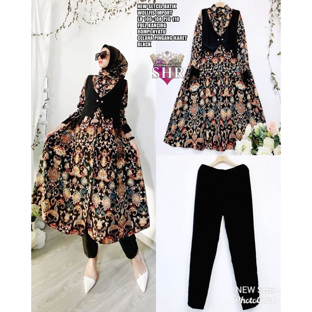 Ready New Setcel Batik Ori SHR 100%