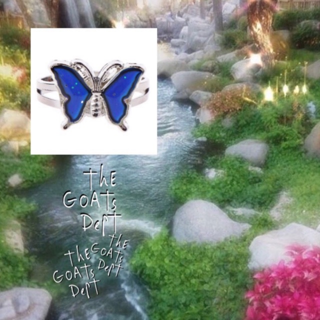Butterfly Thermal Ring By The Goats Dept / Cincin Suhu Tubuh Thermal Kupu-Kupu Fashion Korea Mood