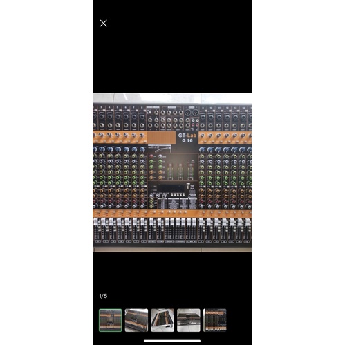 Mixer Audio GTLab 16 G16 GT-Lab 16 G 16 Original By RDW 16 Chanel GT Lab 16 Ch Full XLR Efek DSP Rev