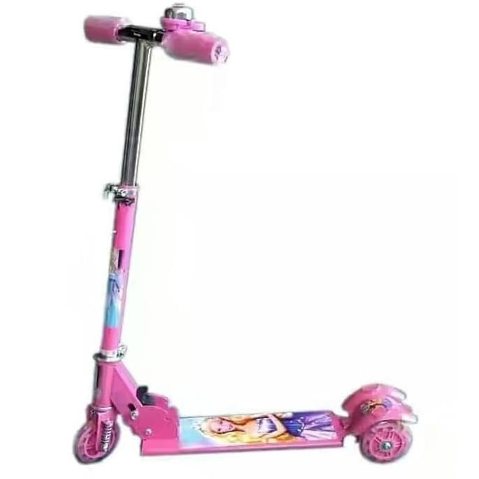 Scooter Otoped Anak Khusus Pink Free Bell dan Rem Tangan