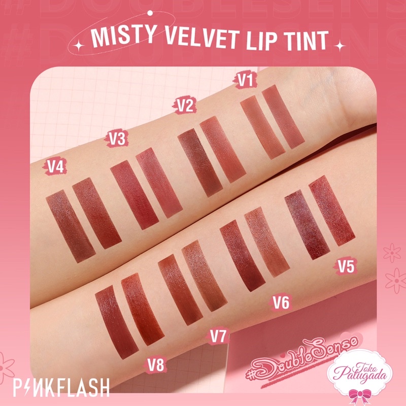 [BISA COD] PINKFLASH #DoubleSense Series 2 In 1 dual-ended lipstick - Pinkflash Duo Lipgloss - Pinkflash Lipstick - Pinkflash PF-L13