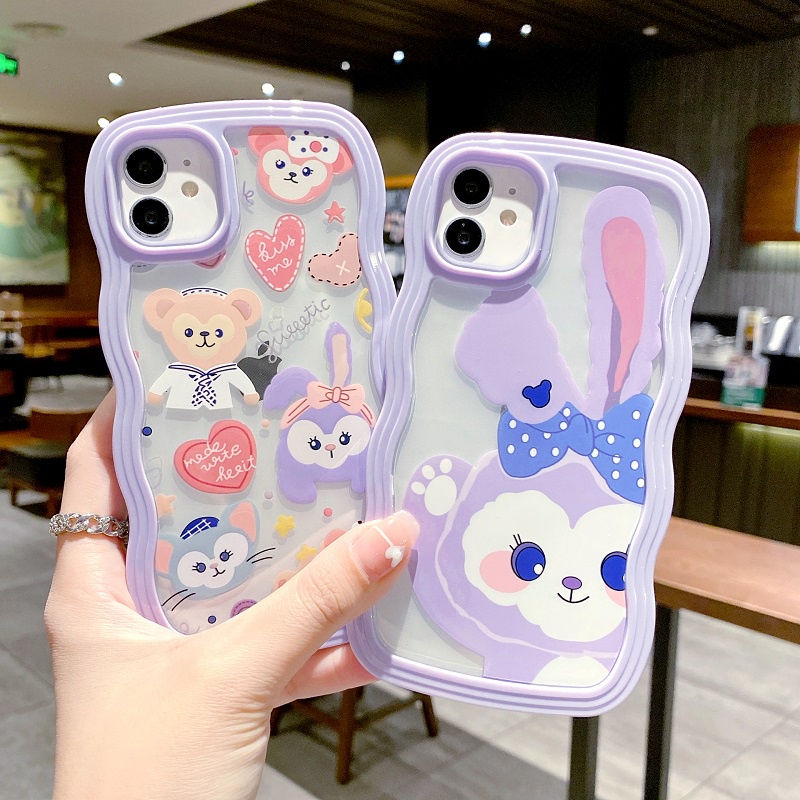 2 in 1 Casing iPhone 14 13 12 Pro MAX 11 X XR XS MAX Motif Kartun Lucu