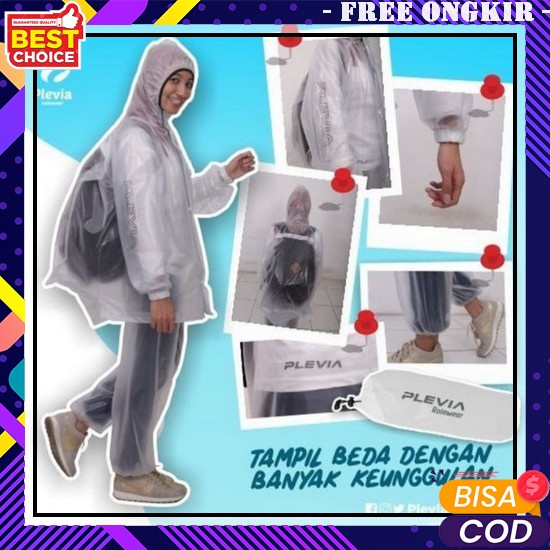 Jas Hujan Raincot Original Waterproof Wild Outdoor Mantel Pria Wanita Dewasa Ultralight Jas Hujan St