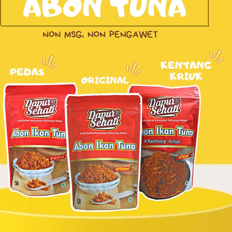 

BAYAR DITEMPAT✔️COD Abon Ikan Tuna Premium ANTI GTM bisa MPASI UNTUK 12+ produsen abon tuna non msg non pengawet|KD6