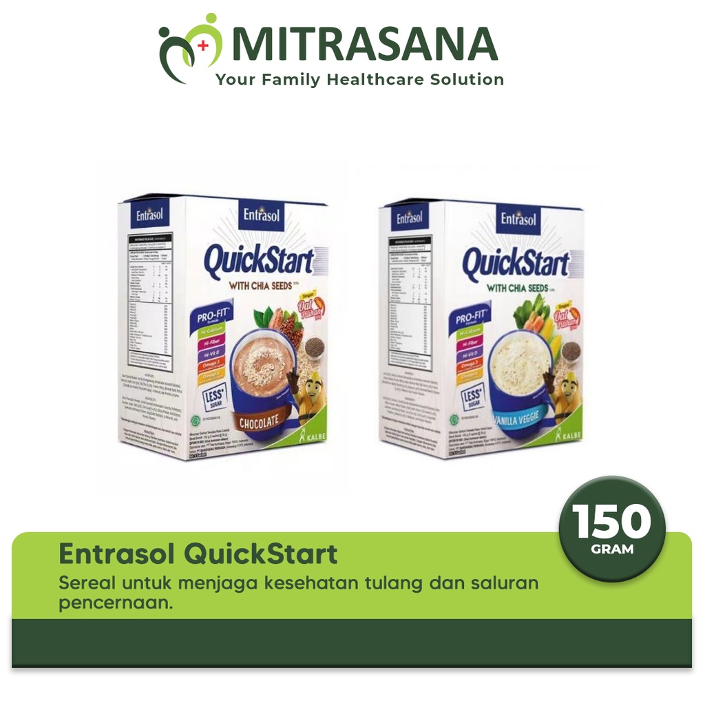 

Entrasol Quick Start Cereal 150 Gram