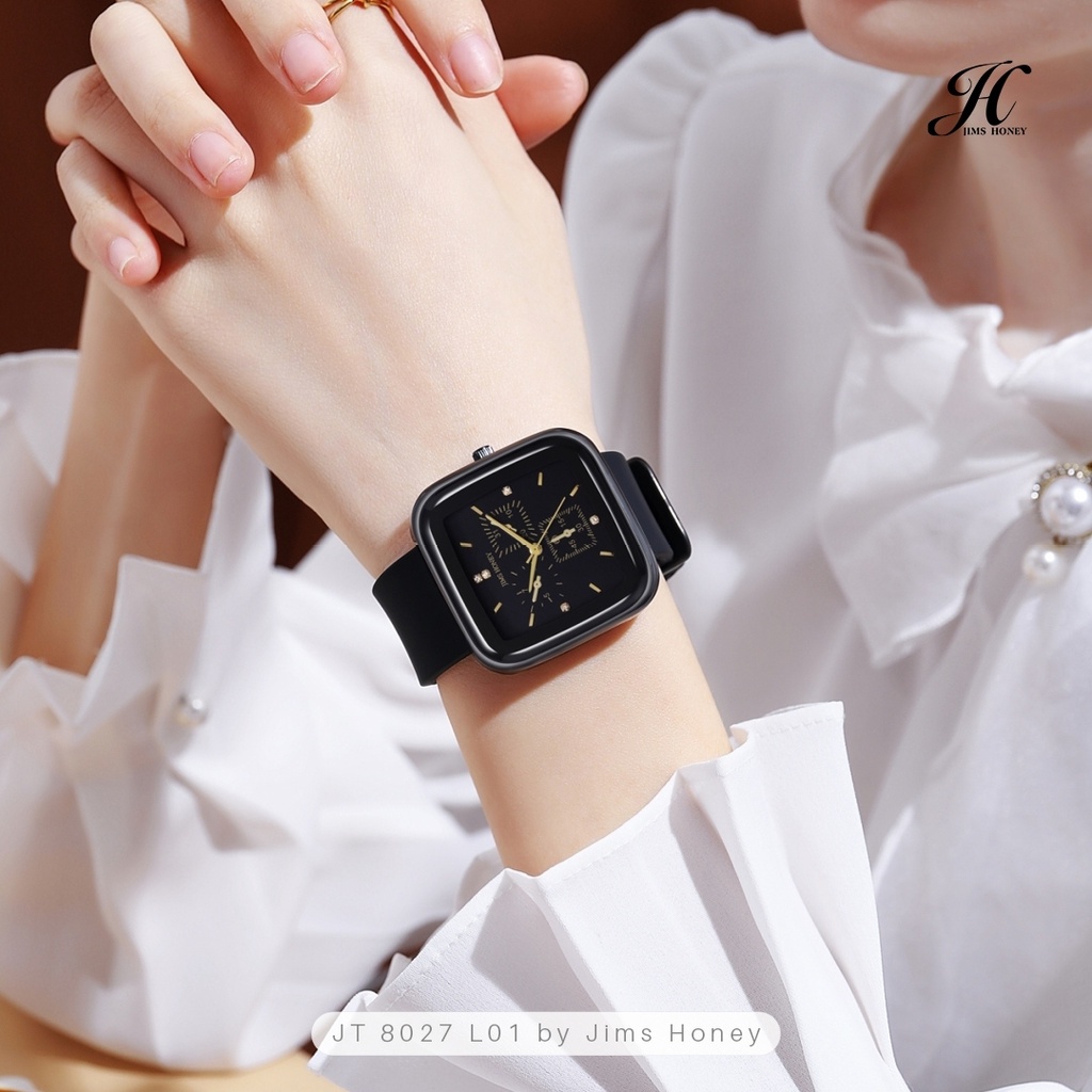 Jims Honey - JT 8027 - Jam Tangan Unisex - Free Box + Baterai