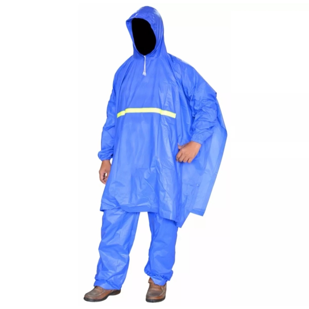 Jas Hujan Poncho Kresna Lengan Celana Pria Dewasa