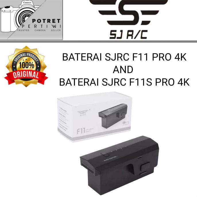 [ Promo ] Baterai Sjrc F11 Pro 4K / Baterai Sjrc F11S Pro 4K / Baterai Original - Drone Kamera Dan A