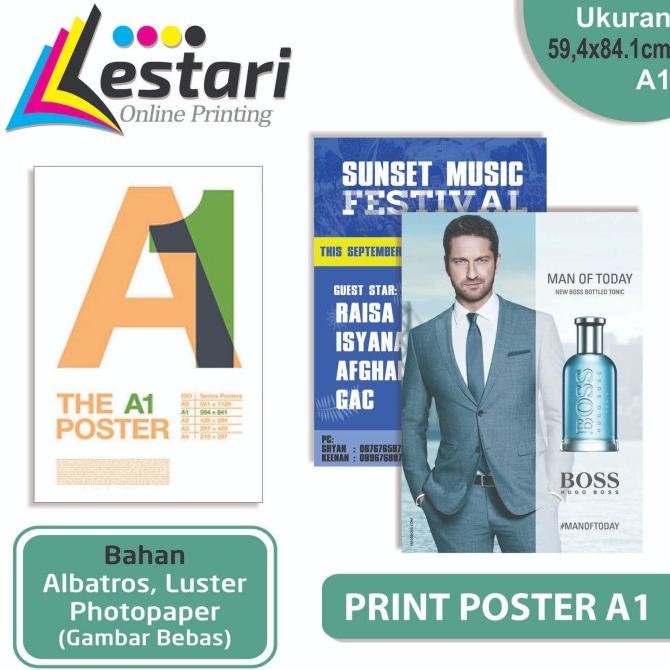 

SALE Cetak Poster A1 Bahan Albatros/Luster/Photopaper