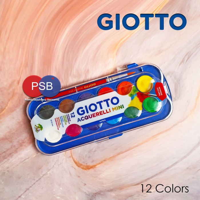 

Hemat Giotto Acquerelli Mini 12 Warna / Cat Air Giotto Set 12 (D : 23Mm) Terbatas