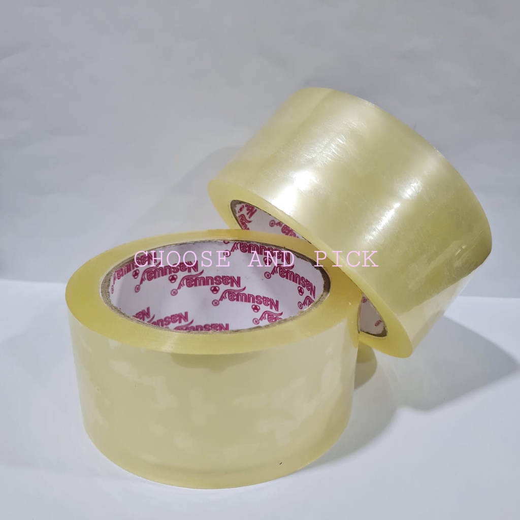 

Lakban Bening / Lakban Coklat Ukuran 2 inch 48mm / Lakban Besar Coklat / Lakban Besar Bening / Solasi Ban Ukuran 2 inch Berkualitas
