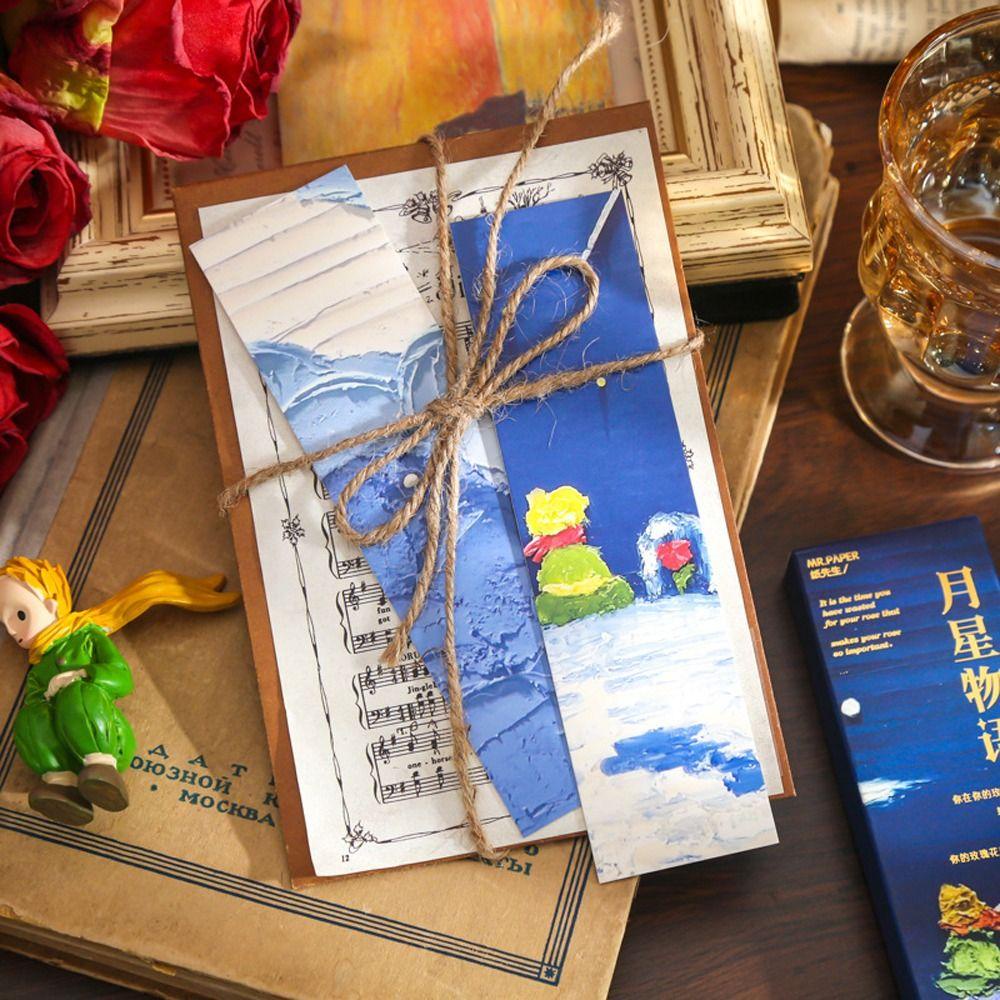 Agustina Paper Bookmark Alat Tulis Siswa Akun Tangan Buku Dasar Penanda Halaman Holder Diary Decor Bahan Hias Bantu Membaca