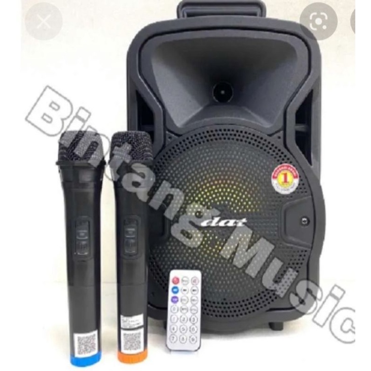 SPEAKER DAT 8 IN INCHI. SPEAKER DAT DT 820QD. SPEAKER BLUETOOTH. SPEAKER KARAOKE