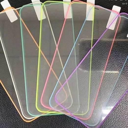 Tempered Glass Neon Glow In The Dark Luminous TG REALME 2/2 PRO/3/3 PRO/5/5i/5S/5 PRO/6/7/7i/8/8 PRO/8i/9/9 PRO/9i/10