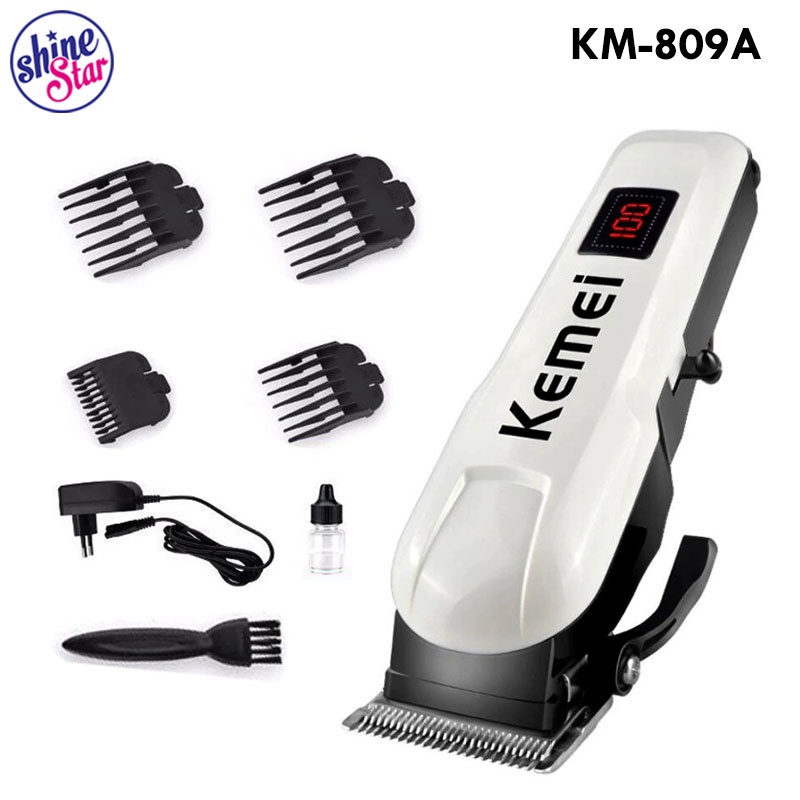 SHINE STAR - BISA COD - Hair Clipper Kemei KM-809A Alat Mesin Cukur Rambut/alat potong rambut / Mesi