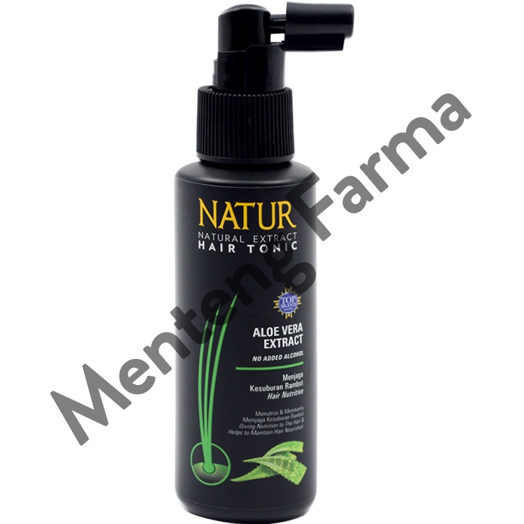 Natur Hair Tonic Aloe Vera Extract 90 ML - Vitamin Kesuburan Rambut