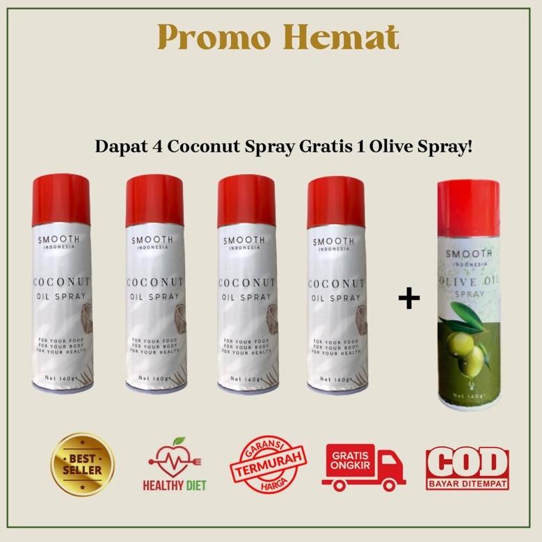 

Terupdate❂ Smooth Cooking Spray Minyak Kelapa Sehat Coconut Oil 140gr (Oil Sprayer Cooking Spray) 99 ➺