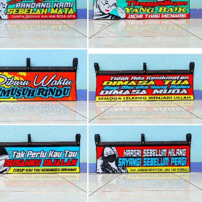 Berkualitas Karpet Kepet Karet Lumpur Variasi Bemper Belakang Truck Bus Travel L300 Grandmax  Carry 