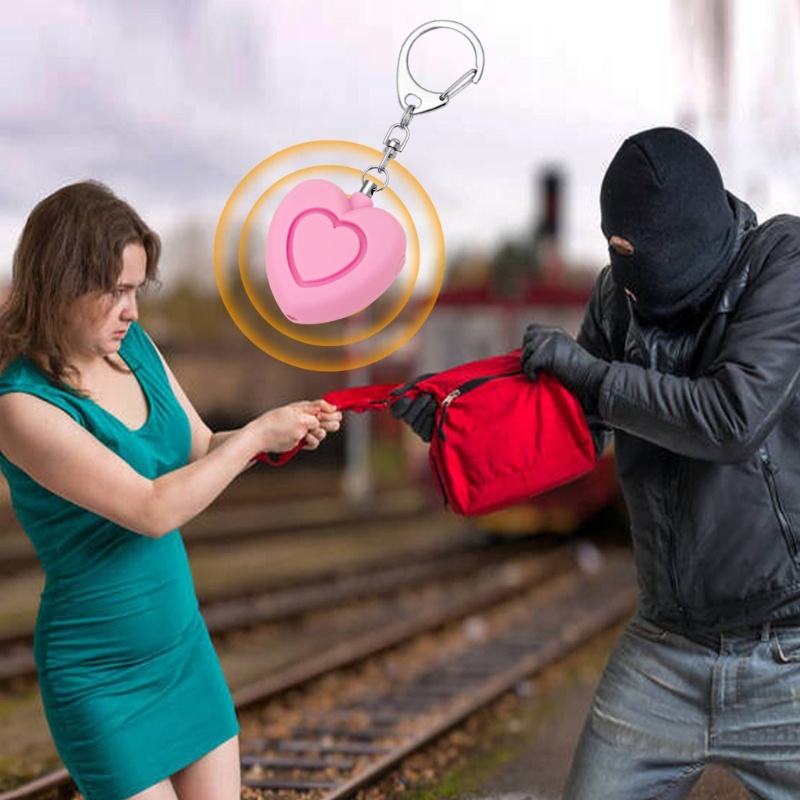 Zzz Gantungan Kunci Dengan Alarm Sirene 125dB + Lampu LED