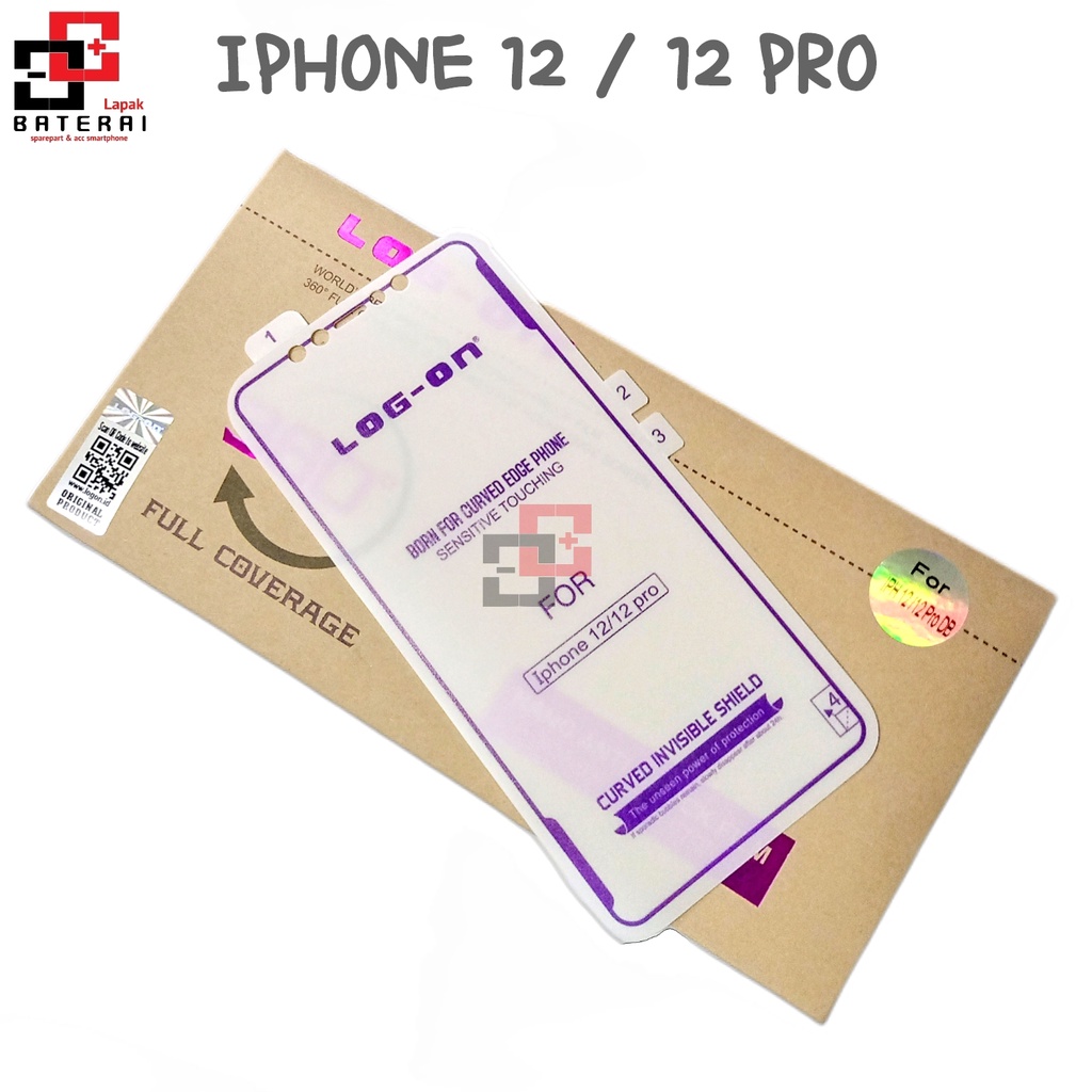 LOG - ON Anti Gores Hydrogel IPHONE 12 | IPHONE 12 PRO