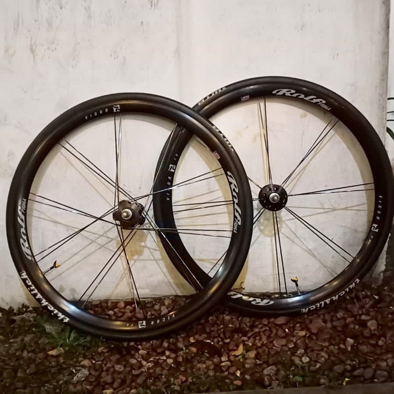 Rolf Prima Vigor FX Alloy 18/20H 18H 20H 18 20 H Wheelset Wheel Set Velg Rim Rims 700c Sepeda Fixie 