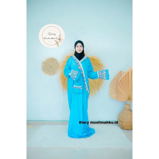 Mukena Sholat / Mukena Abaya Traveling / Abaya Parasut Premium