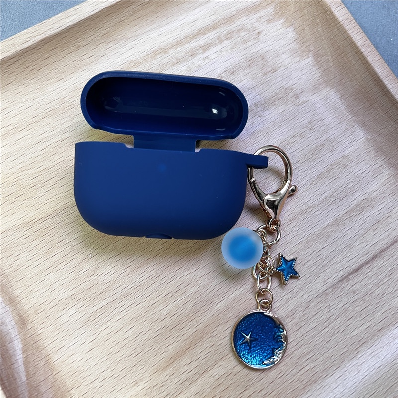 Case Cover Pelindung Silikon Kompatibel Untuk Airpods Pro 3rd Lembut Shockproof Case Cover Dengan Keyring Compatible Untuk Airpods Pro2 2022