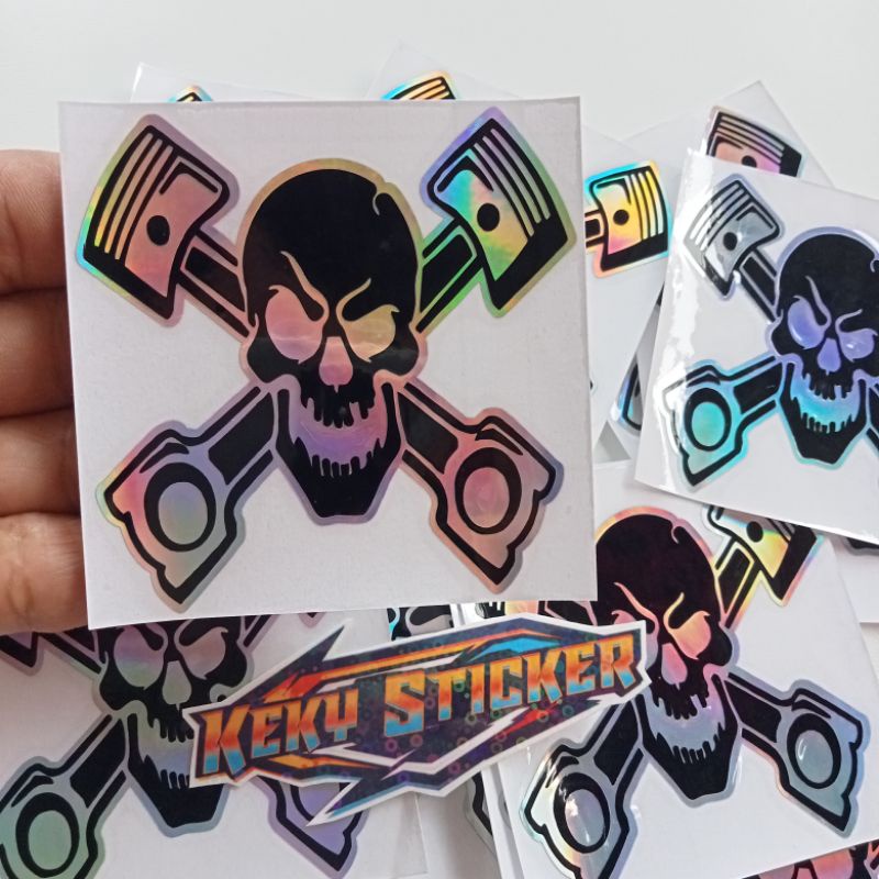 

STICKER TENGKORAK CUTTING HOLOGRAM VIRAL