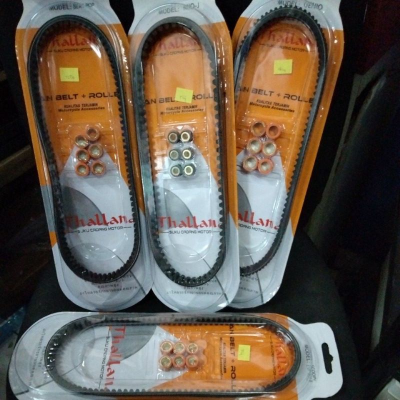 PANBEL Vanbelt V-Belt Van Belt Set Roler Loler Loller Kit Thalland Beat fi/ ESP Pop Street Scoopy fi