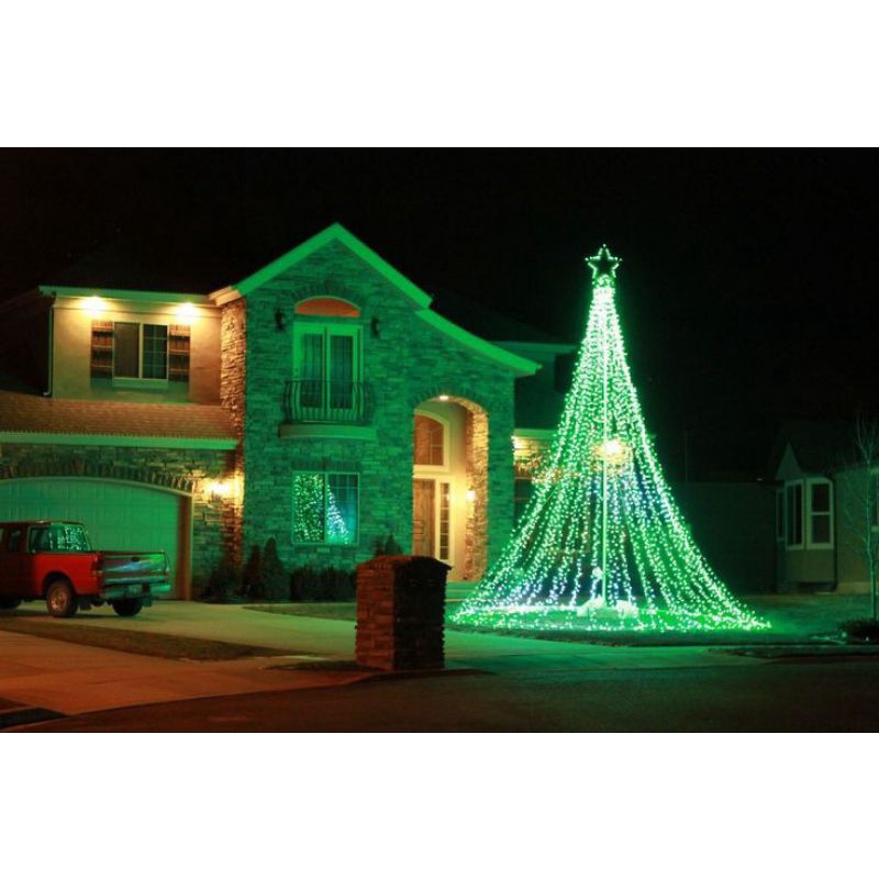 LAMPU NATAL LAMPU TUMBLER LAMPU HIAS CAHAYA HIJAU SEMNY SY-1001