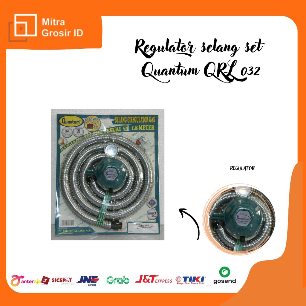 Regulator Selang Set QUANTUM QRL032