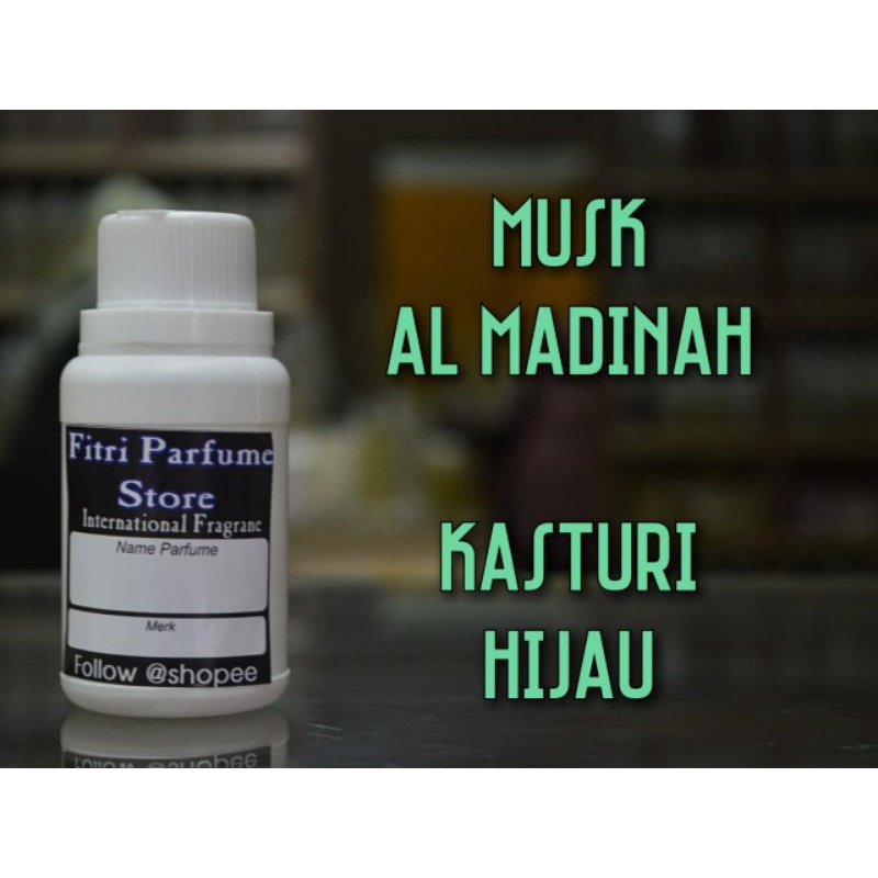 Bibit parfum MUSK AL MADINAH KASTURI HIJAU 100ml