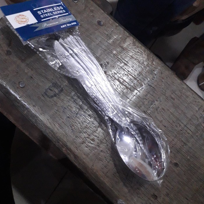 SENDOK STAINLESS STEEL KELUARAN DOOL 12PCS