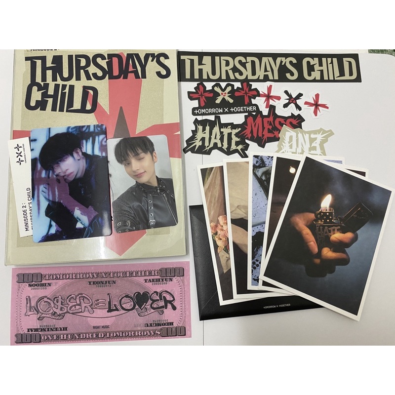 Album TXT M2 unsealed free dollar lolo loser lover