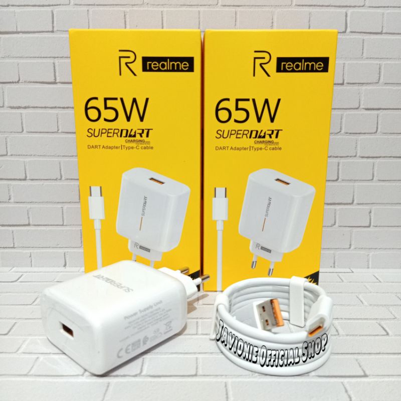 Travel Adaptor Charger Cas Casan Realme X2 X50 PRO 65W Original SUPER DART VOOC TYPE C