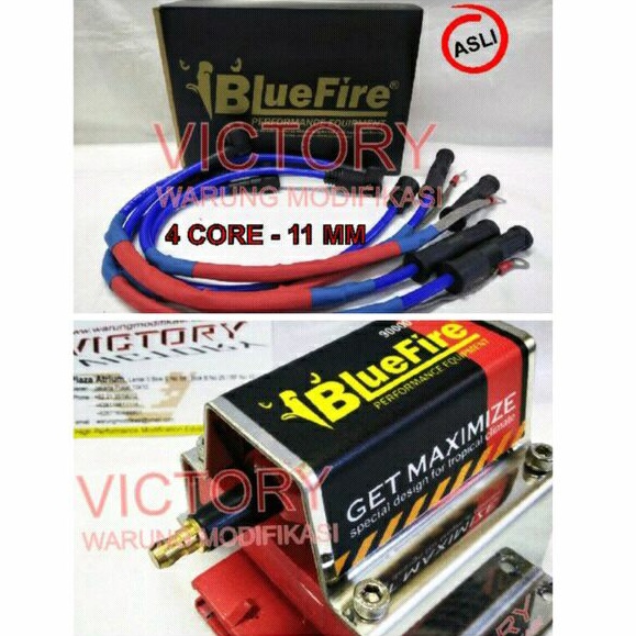 paket bluefire 4core koil coil dan kabel busi katana vitara escudo sidekick