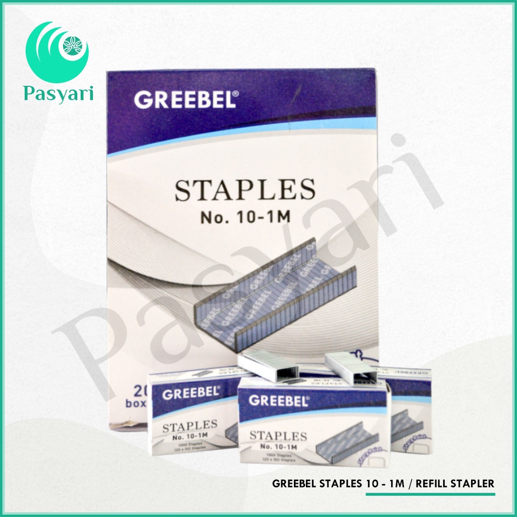 

Greebel Staples 10 - 1m / Refill Stapler