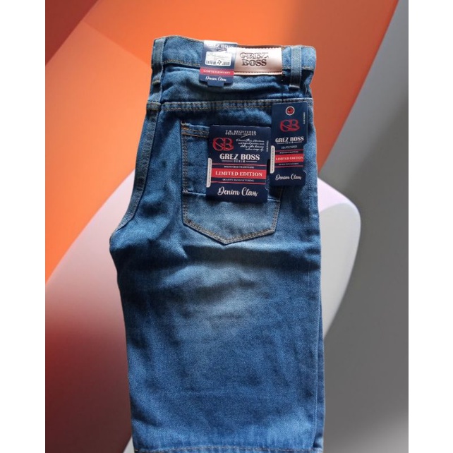 celana jeans pendek ponggol denim