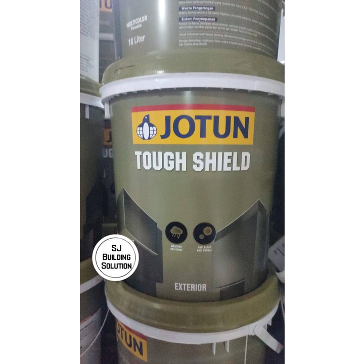 Cat Tembok Exterior / Luar Jotun Toughshield 3.5Ltr - Putih Kecil Bagus