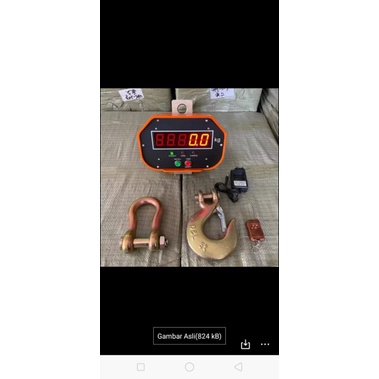 Timbangan Gantung Digital 5 Ton / Timbangan Gantung 5 Ton