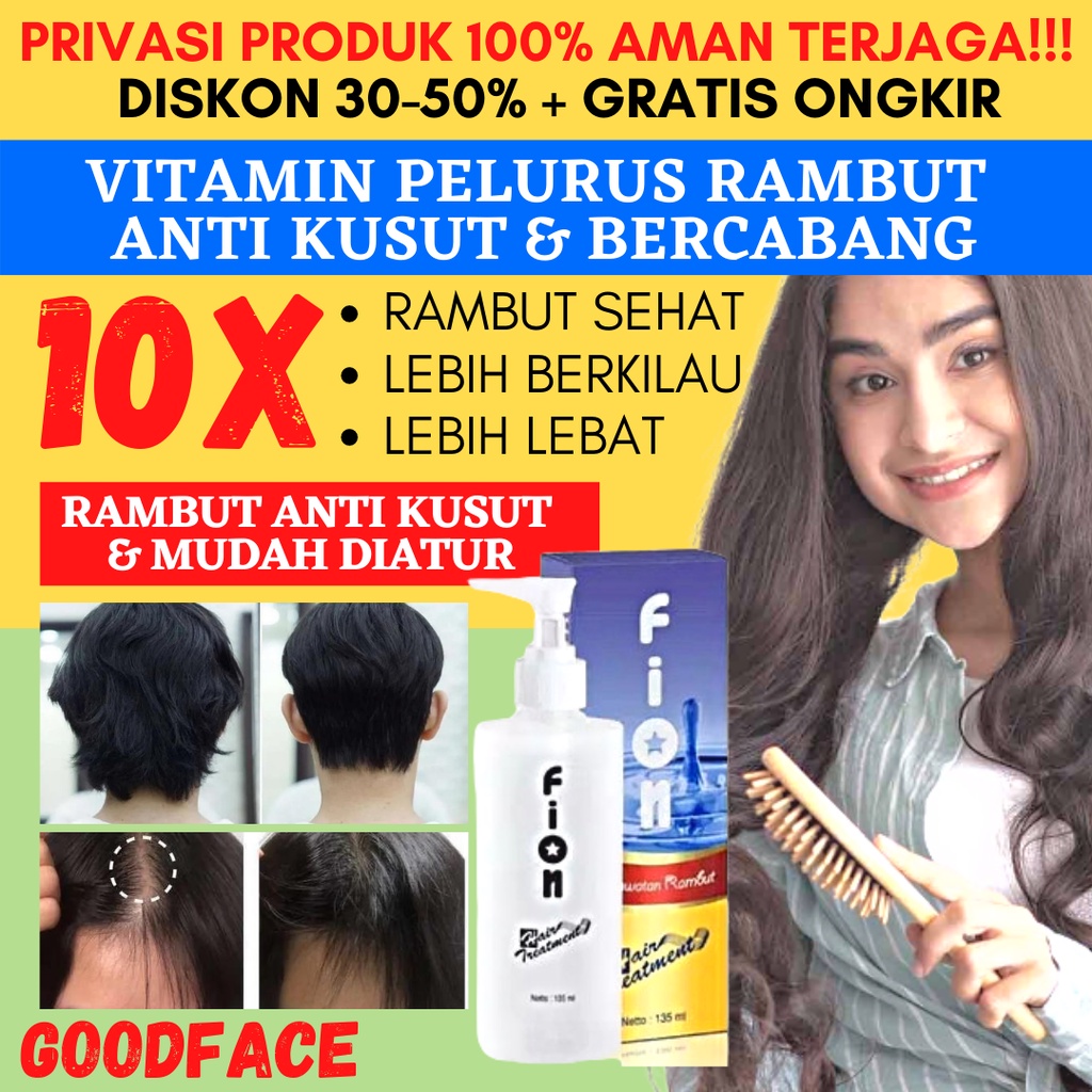 FION HAIR TREATMENT 135ML ORIGINAL BPOM - VITAMIN RAMBUT TREATMENT RAMBUT